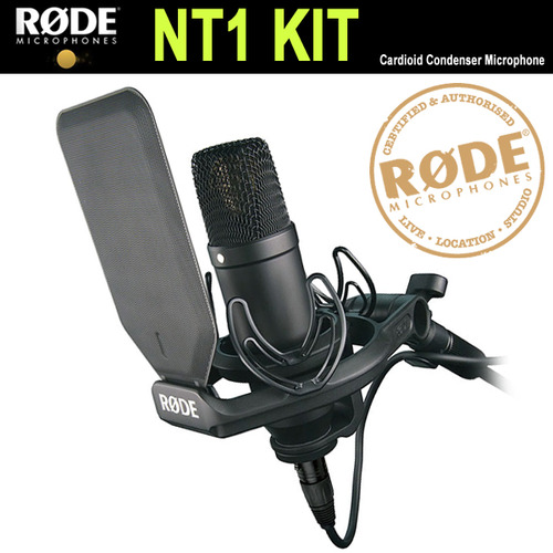 [RODE NT1 KIT 패키지] 신제품 콘덴서마이크 신형패키지 가격대비 퀄리티가 뛰어나고 검증된 모델/쇼크마마운트/팝필터/당일배송