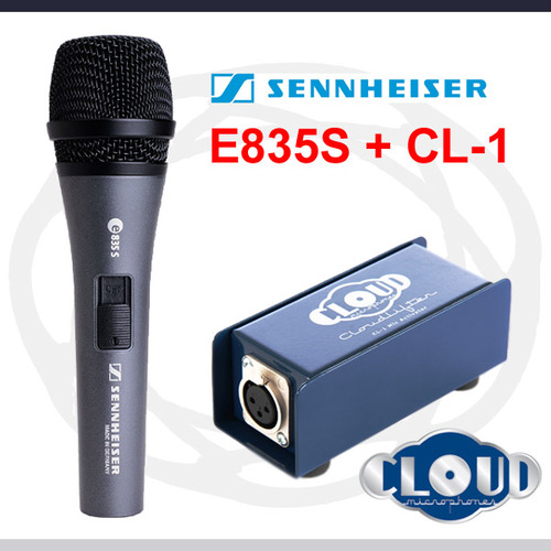 [보컬,힙합(랩) 마이크 SET] 젠하이저 E835S + CL-1/Package set/방송용/노래방마이크/홈스튜디오/컴퓨터/PC용/당일배송
