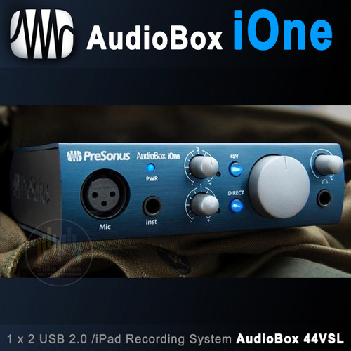 [PreSonus AudioBox iOne] USB 2.0 iPad 지원 오디오 인터페이스/고품질 프리앰프 탑재/홈레코딩/프리소너스 정품/당일배송