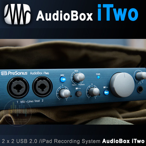 [PreSonus AudioBox iTwo] USB 2.0 iPad 지원 오디오 인터페이스/고품질 프리앰프 탑재/홈레코딩/프리소너스 정품/당일배송