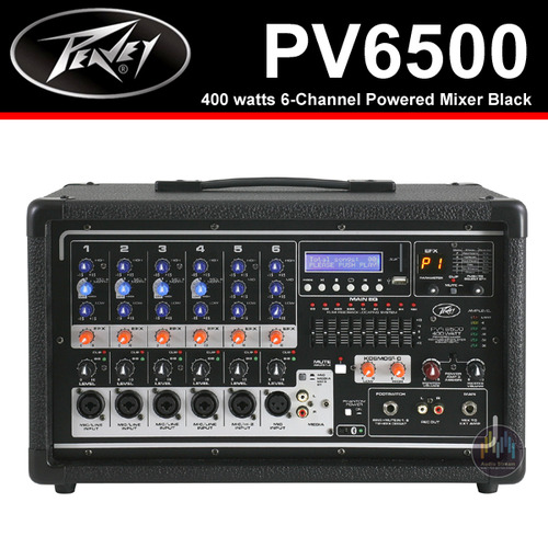 [PEAVEY PV6500] 6채널 400W 파워드믹서/앰프/피베이정품/당일배송