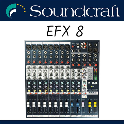 SoundCraft EFX8/8채널/믹서/콘솔/개척 교회/합주실/연습실/버스킹/이펙터/리버브/믹싱/소규모 공연장/EFX-8/당일배송