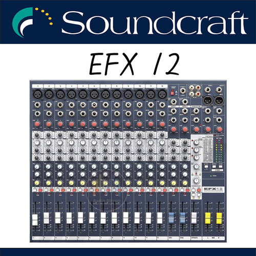 SoundCraft EFX12/12채널/믹서/콘솔/개척 교회/합주실/연습실/버스킹/이펙터/리버브/믹싱/소규모 공연장/EFX-8/당일배송