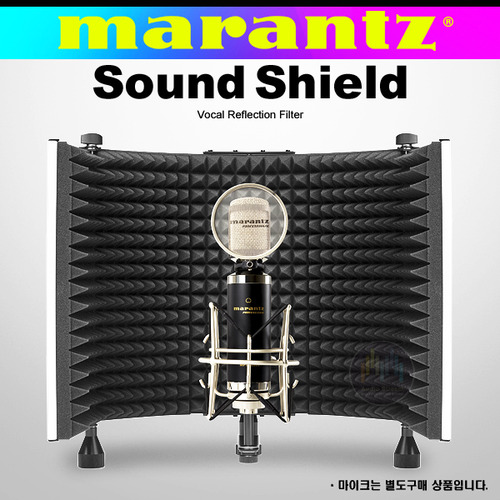 [MARANTZ] 마란츠 정품 리플렉션 필터 Sound Shield/보컬 부스/마이크 방음/방음판/흡음/흡음판/홈 레코딩/녹음 부스/사운드 실드/레코딩/필터/당일배송