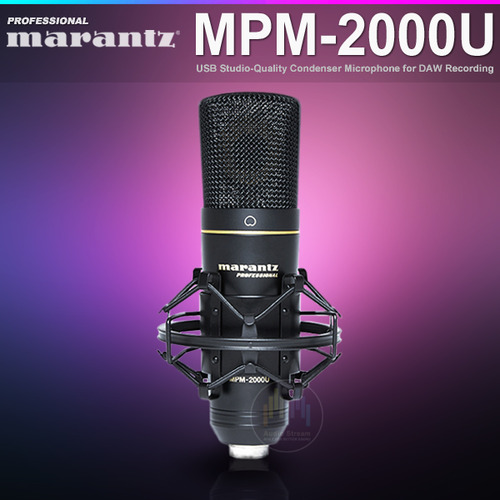 [MARANTZ MPM-2000U] 마란츠 스튜디오 USB 콘덴서 마이크/정품/홈 레코딩/녹음/인터넷방송/개인방송/보컬/MPM2000U/당일배송