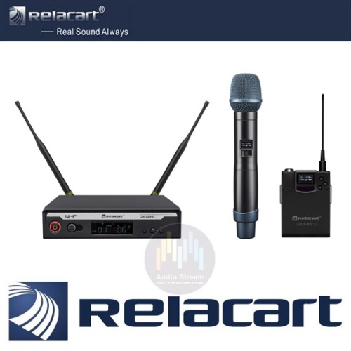 Relacart UR-222S 900MHZ 무선마이크 핸드/핀타입선택 찬양/보컬/스피치