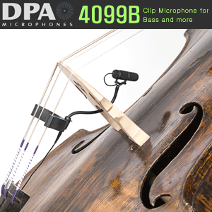 DPA 4099B 콘트라 베이스 마이크 Bass Clip Microphone/악기용/연주용/녹음/contrabass/컨트라베이스 마이크/당일배송