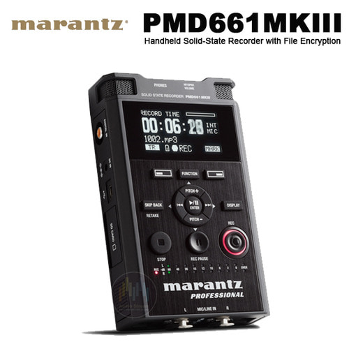 마란츠 PMD661MK3 프로페셔널 Handheld Solid-State Recorder