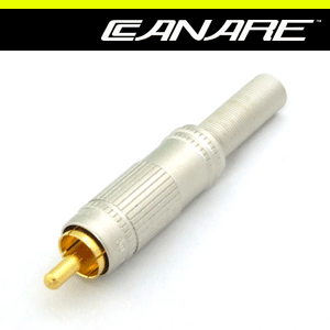[CANARE F-09] 카나레 RCA 커넥터/RCA 핀플러그(납땜식)