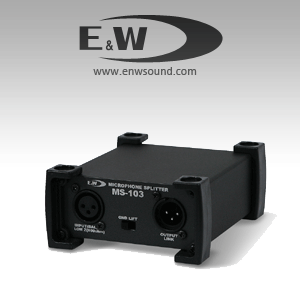 [E&amp;W 정품 MS-103]1*3마이크 스플리터/마이크 분배기/MS103/당일배송