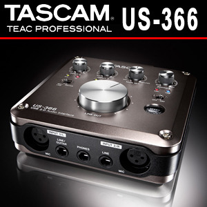 [TASCAM US-366]  극동정품/USB 2.0 오디오 인터페이스/최대 6입력 6출력(디지털 I/O포함)/24BIT/19kHz 지원/타스컴 극동음향 정품/당일배송