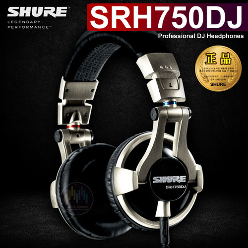 [슈어 100%정품 SRH750DJ] 슈어 세미오픈형 헤드폰/Professional Open Back/정품보증서포함/당일배송 