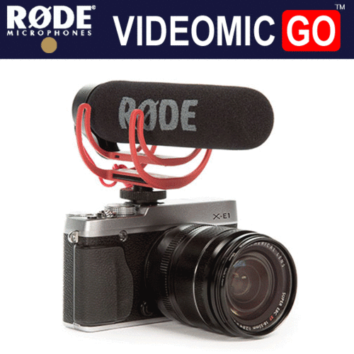 [Rode VideoMic GO] 로데 VM GO 샷건마이크/컴팩트한 디자인과 선명한 오디오/초경량/DSLR 동영상 캠코더용 마이크/방송영상장비용/비디오마이크/당일배송