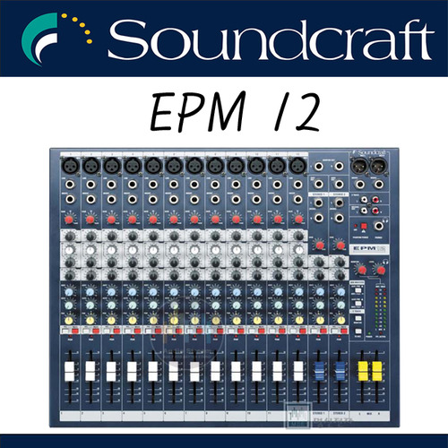 SoundCraft EPM12/12채널/믹서/콘솔/개척 교회/합주실/연습실/버스킹/믹싱/소규모 공연장/EPM-12/당일배송